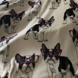 French bulldog throw